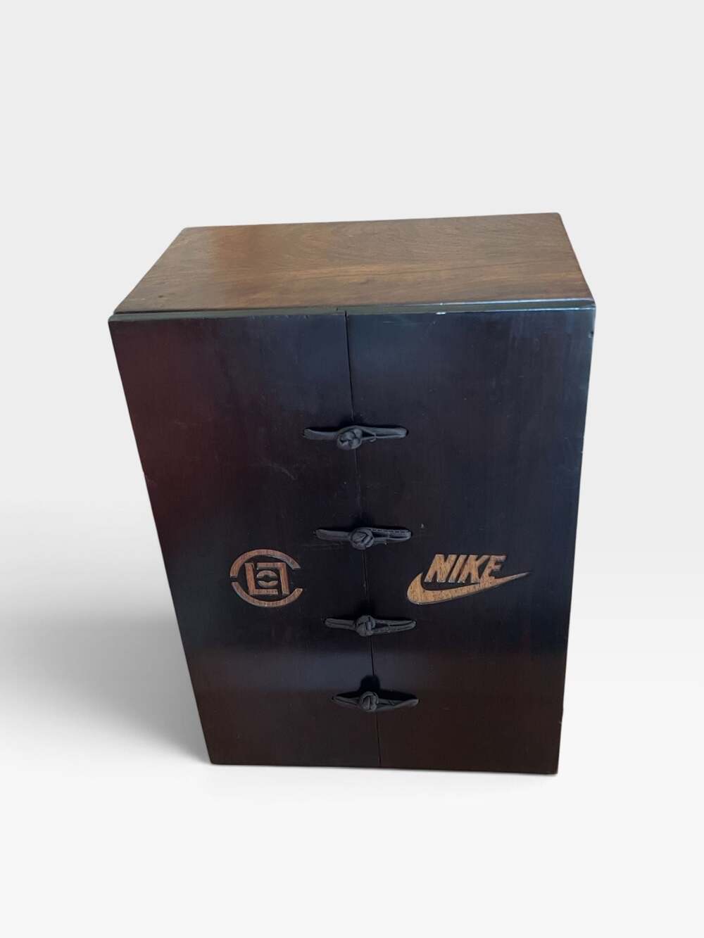 CLOT x Nike Wooden Special Edition Storage Box 14.2” L 9.4” W 5.5” D